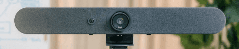 camara con trípode rally bar logitech
