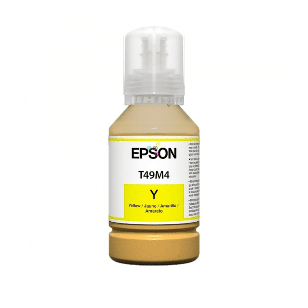 Botella de Tinta EPSON T49M420 Amarillo 140 ml Botella de Tinta EPSON T49M420 Amarillo 140 ml Original para impresoras Epson