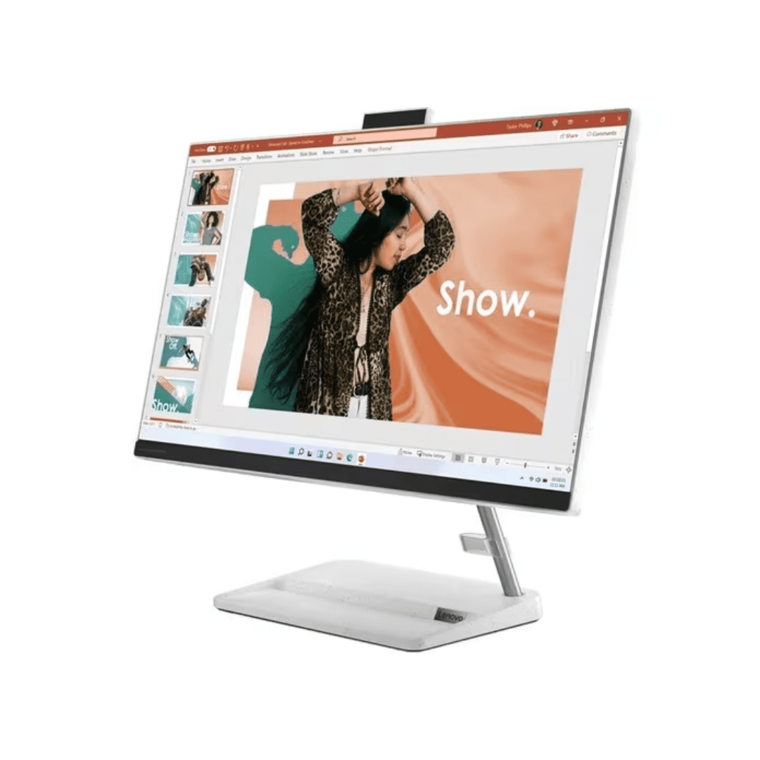 Computador Todo en Uno Lenovo IdeaCentre 3 24IAP7 Intel Core i5-12450H 8GB RAM 512GB SSD 23.8 pulgadas Full HD Linux