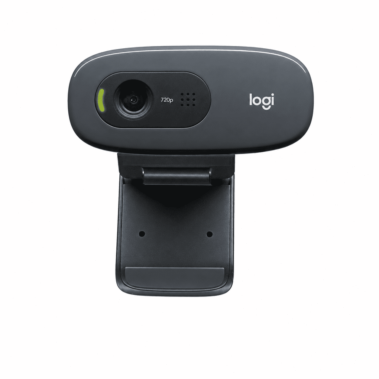 Logitech C270 HD 720p USB Cámara Web Logitech C270 HD 720p con micrófono integrado y conexión USB para videollamadas, clases virtuales y reuniones en línea