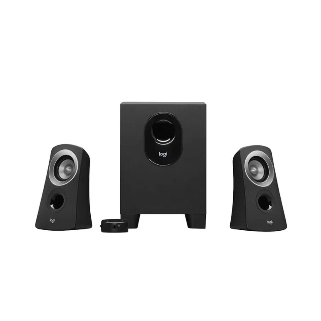 Sistema de sonido Logitech Z313 2.1 con subwoofer y parlantes