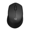 Mouse Logitech M280 inalámbrico óptico negro con diseño ergonómico y 1000 dpi