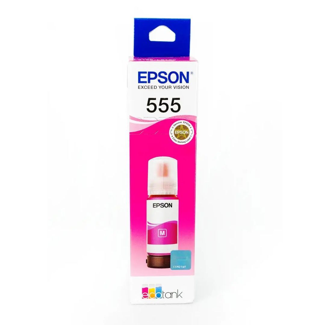 Botella de Tinta Epson T555320-AL Magenta original para impresoras EcoTank