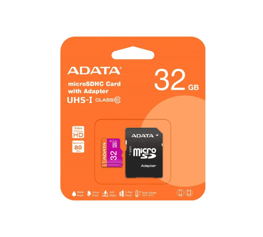 3 Memoria Micro SD ADATA 32GB Clase 10 para smartphones, cámaras y consolas