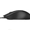 Mouse USB HP 100 alámbrico con sensor óptico de 1600 DPI y diseño ambidiestro