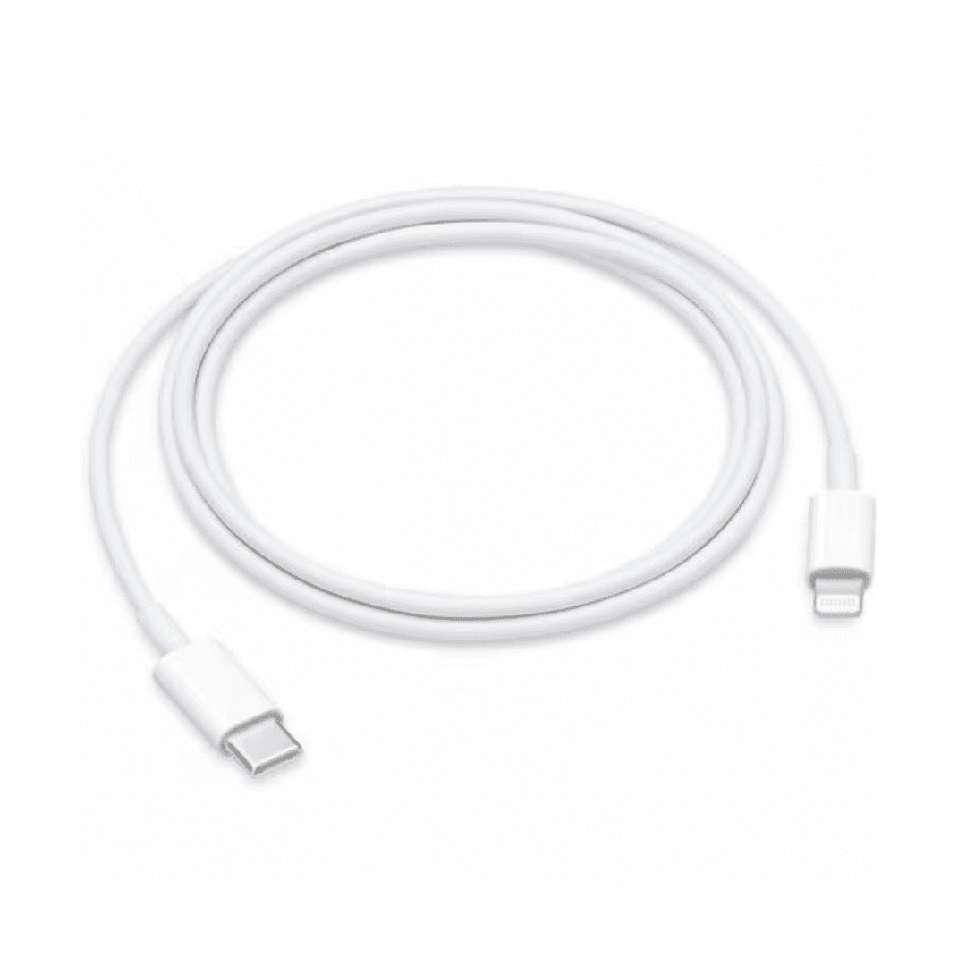 Apple USB-C to Lightning Cable 1m blanco para carga rápida y transferencia de datos en iPhone y iPad