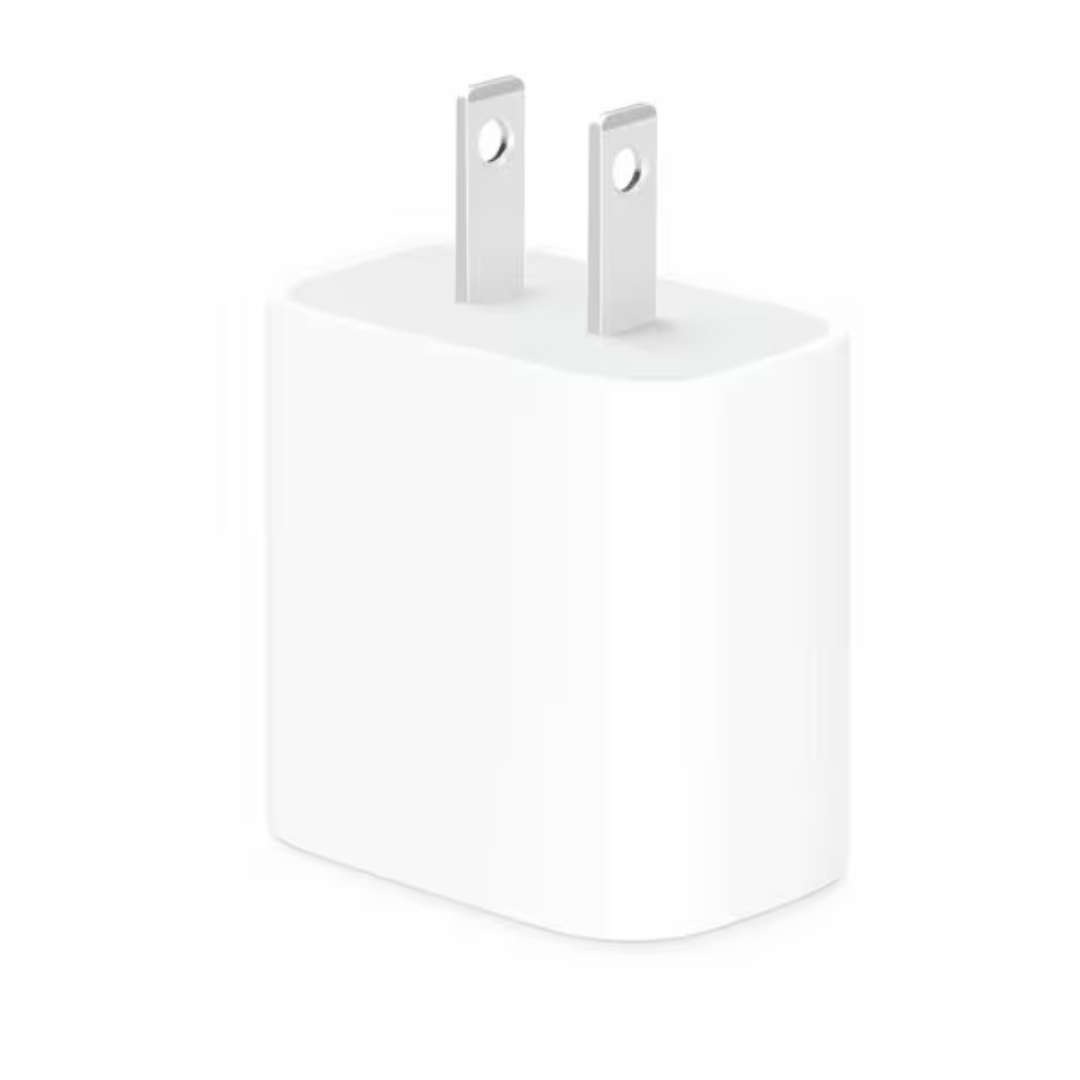 Apple 20W USB-C Power Adapter blanco para carga rápida de iPhone, iPad y AirPods