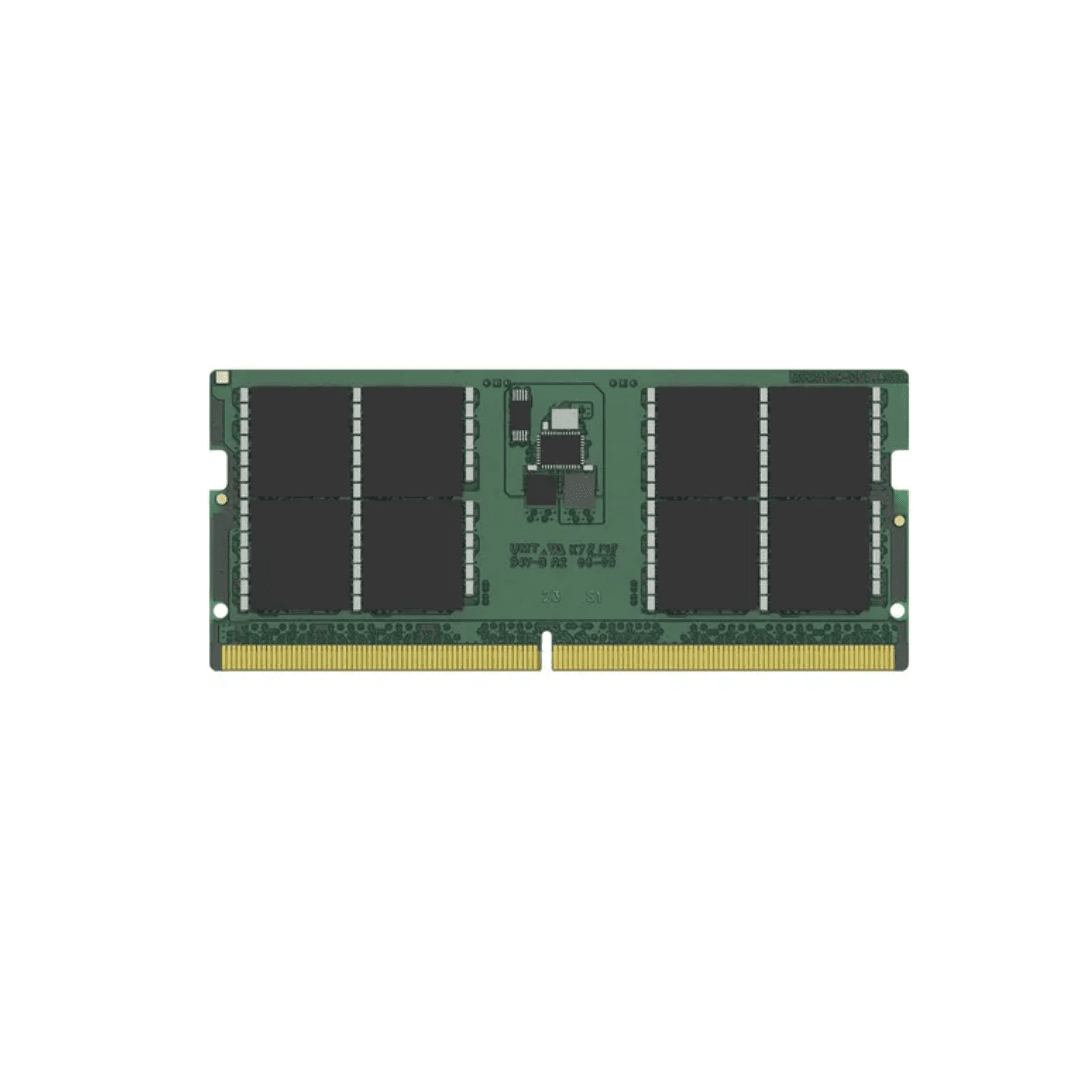 Kingston 32GB DDR5-5600MT/s Non-ECC CL46 SODIMM (KVR56S46BD8-32) – Memoria RAM para portátiles