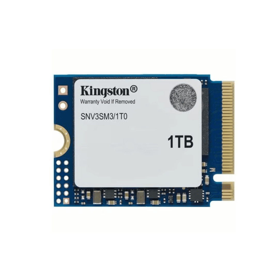 Kingston NV3 1TB M.2 2230 PCIe 4.0 NVMe SSD (SNV3SM3/1T0) – Unidad de estado sólido compacta para portátiles y consolas