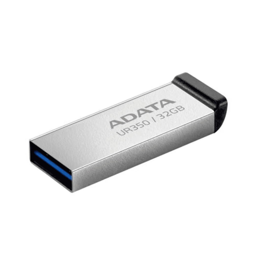 ADATA UR350 32GB, UR350-32G-RSR/BK, memoria USB metálica ADATA, USB 3.2 Gen 1 32GB, unidad flash resistente ADATA