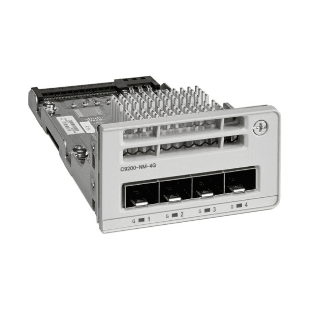 Cisco Catalyst C9200-NM-4G Módulo de Expansión – 4 Ranuras SFP 1G para Switches Catalyst