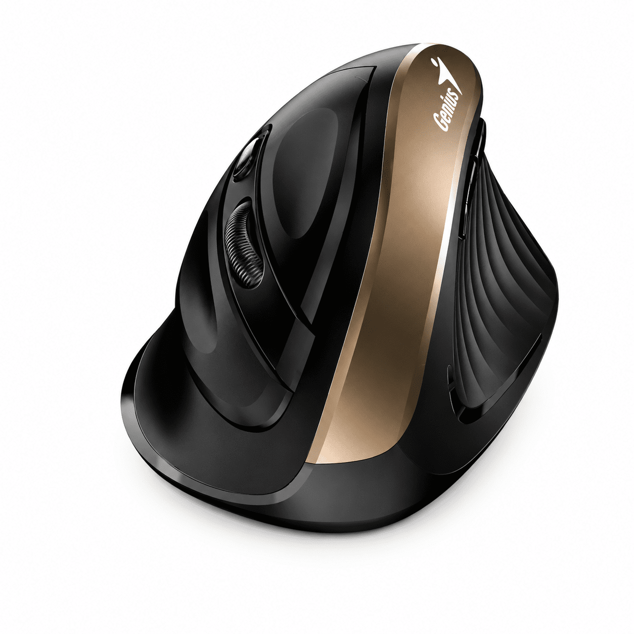 Mouse Genius Ergo 8250S Inalámbrico Ergonómico Dorado USB