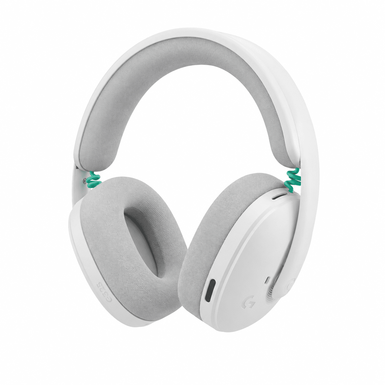 Diadema Gaming Logitech G325 Blanca con micrófono integrado y audio estéreo para PC, consolas y gaming competitivo