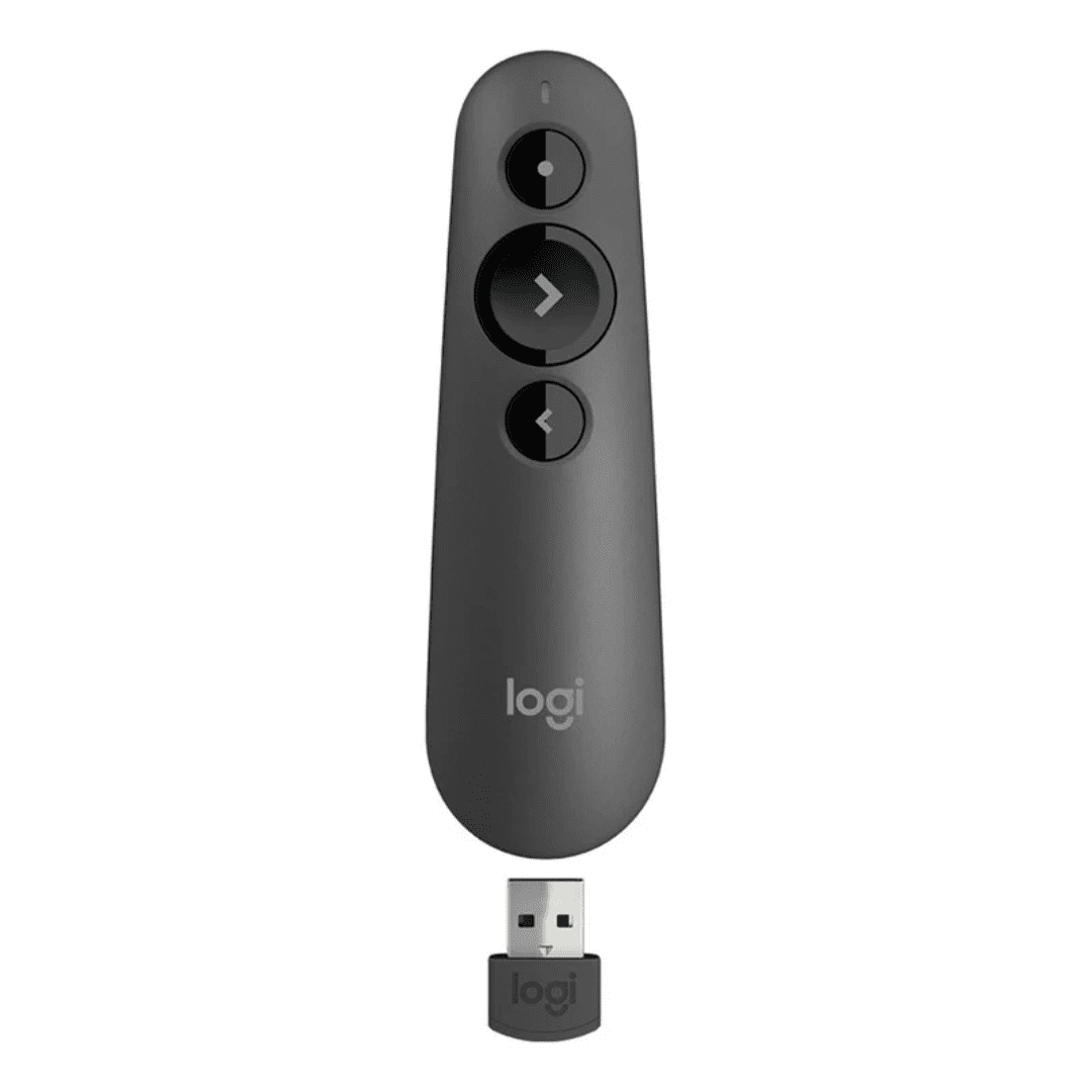 Presentador Logitech R500s láser rojo inalámbrico para presentaciones