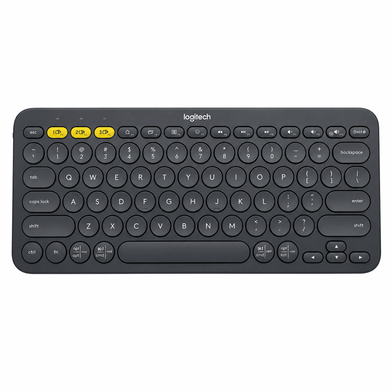 Logitech K380s Pebble Keys 2 Logitech K380s Pebble Keys 2 teclado Bluetooth multidispositivo ultradelgado con diseño premium para productividad y trabajo híbrido