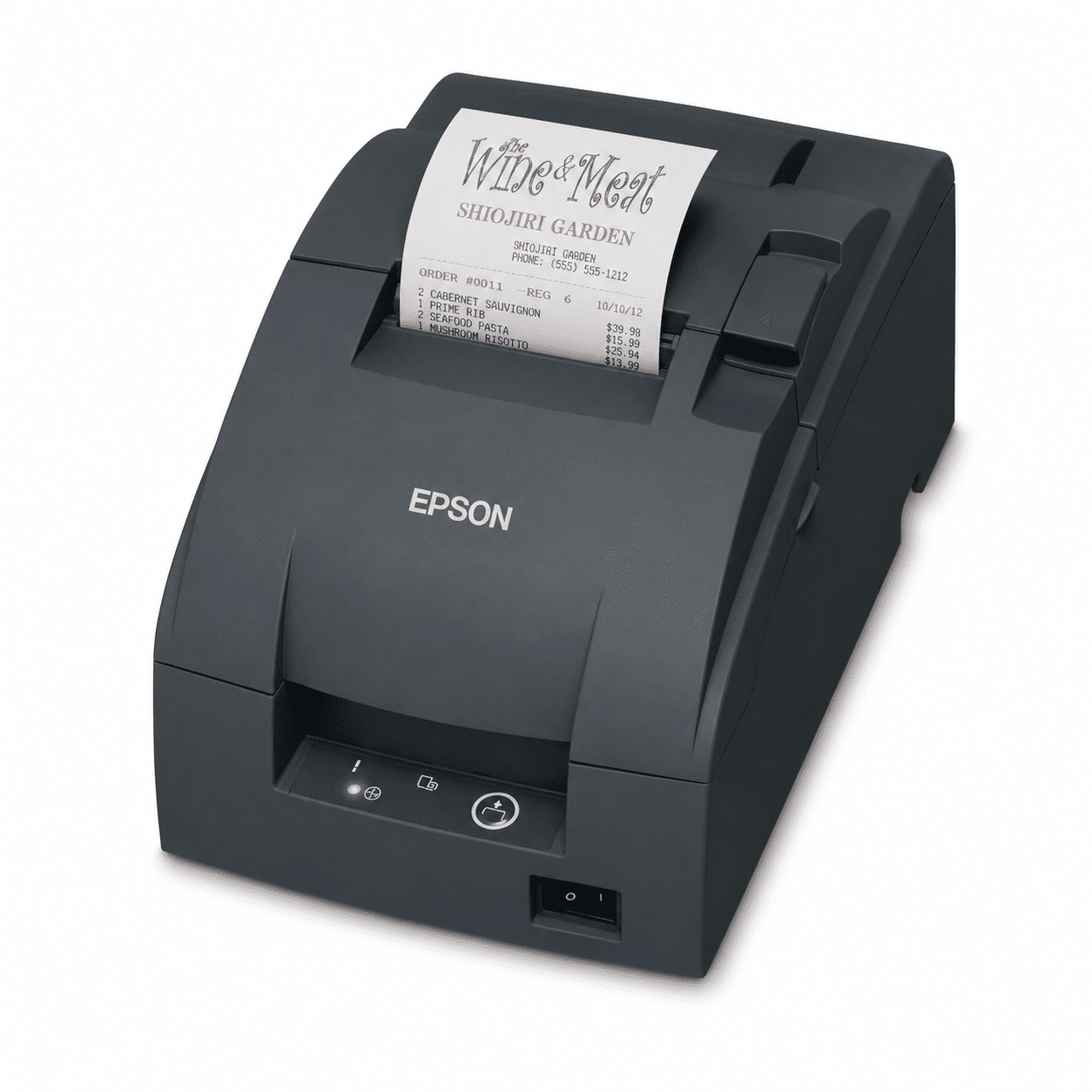 Epson TM-U220IID impresora matricial de recibos USB para punto de venta con impresión confiable de tickets y comprobantes