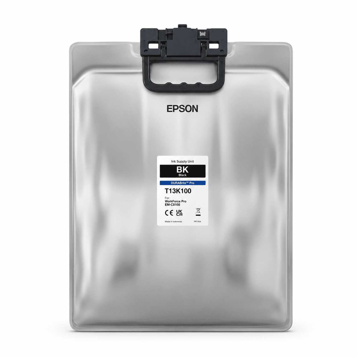 Epson DURABrite Pro T13K100 Negro 13K Cartucho de Tinta Epson DURABrite Pro T13K100 Negro 13K de extra alto rendimiento para impresoras Epson WorkForce Pro empresariales