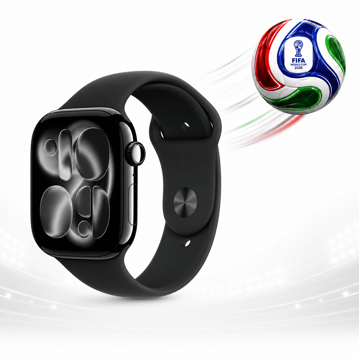 Apple Watch Series 11 GPS 42mm Negro Azabache aluminio correa negra
