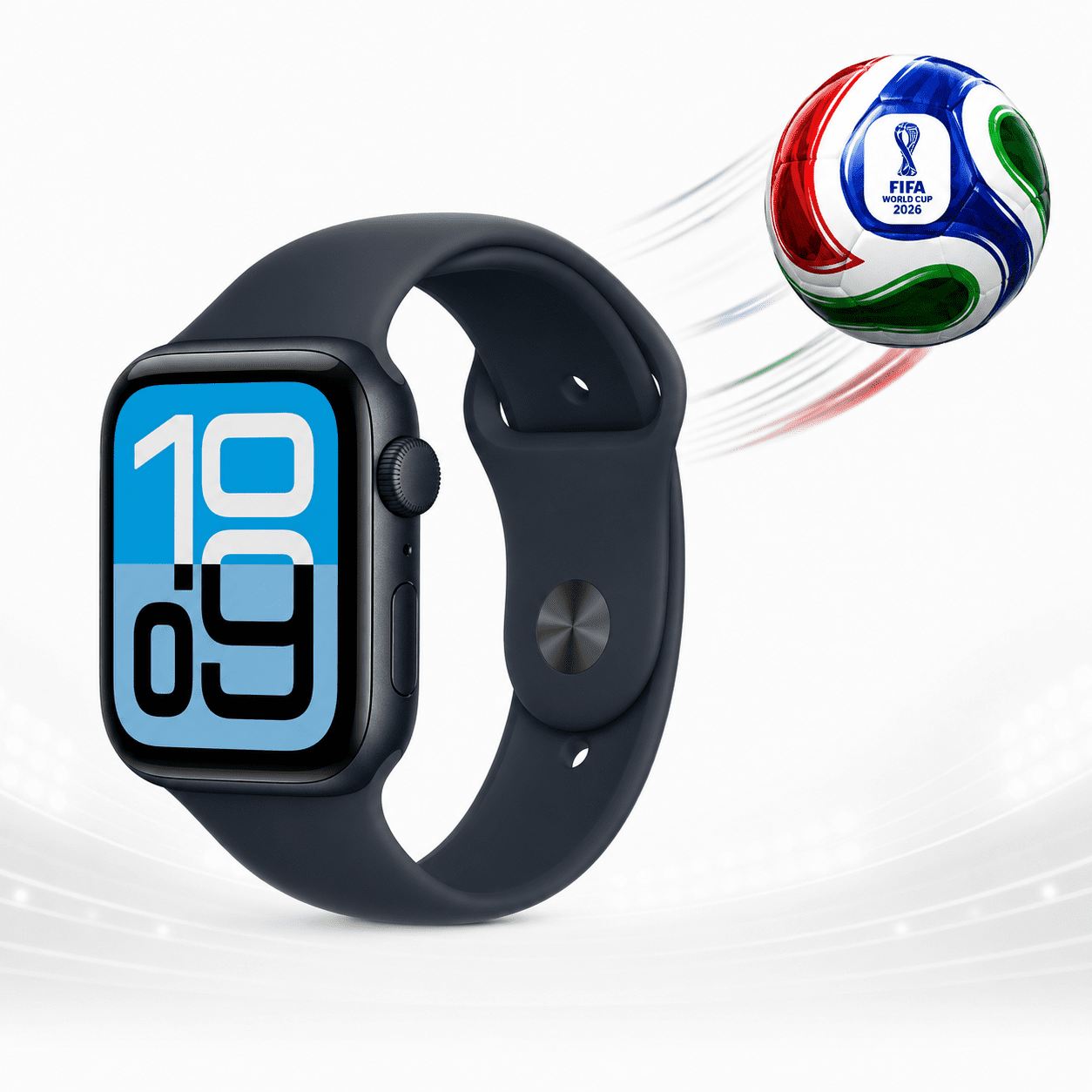Apple Watch SE 3 GPS 44mm color Medianoche con caja de aluminio