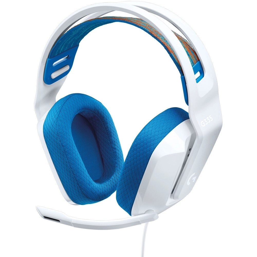 audifonos-gaming-logitech-g335-blanco-cable-ultraligeros-2.webp Logitech G335 Audífonos Gaming con Cable Blanco - Ultraligeros 240g - Imagen 2