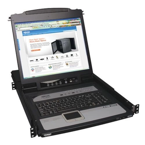 Tripp Lite B020-U08-19-K Consola KVM 8 Puertos LCD 19" con TouchPad - Imagen 1