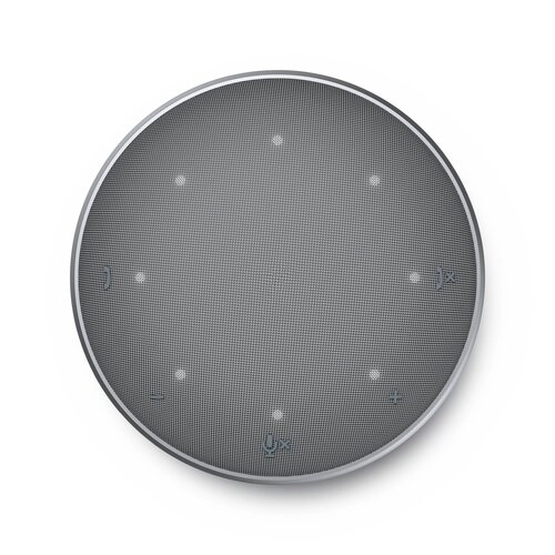 Dell MH3021P Altavoz Manos Libres con Adaptador Multipuerto USB-C Plateado - Conectividad y audio profesional en un solo dispositivo - Imagen 1