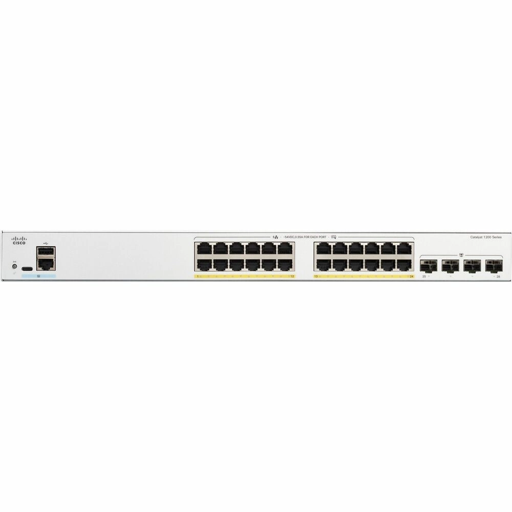 Switch Cisco Catalyst 1200 24 Puertos Gigabit + 4 SFP para Empresas - Imagen 2