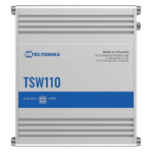 switch-ethernet-teltonika-tsw110-5-puertos-gigabit-4.webp Switch Ethernet Teltonika TSW110 5 Puertos Gigabit - Plug and Play Industrial - Imagen 4