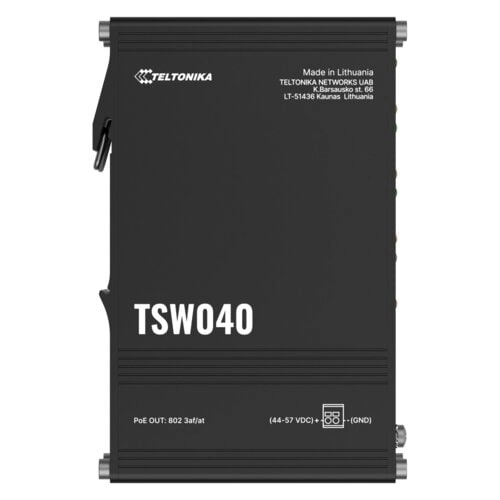 switch-teltonika-tsw040-8-puertos-poe-240w-industrial-4.webp Switch Teltonika TSW040 8 Puertos PoE+ 240W Industrial Plug & Play - Imagen 4