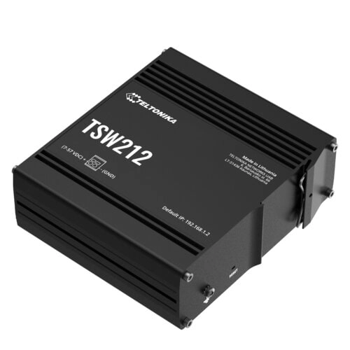 Switch Teltonika TSW212 8 Puertos Gigabit + 2 SFP Industrial Gestionado - Imagen 2