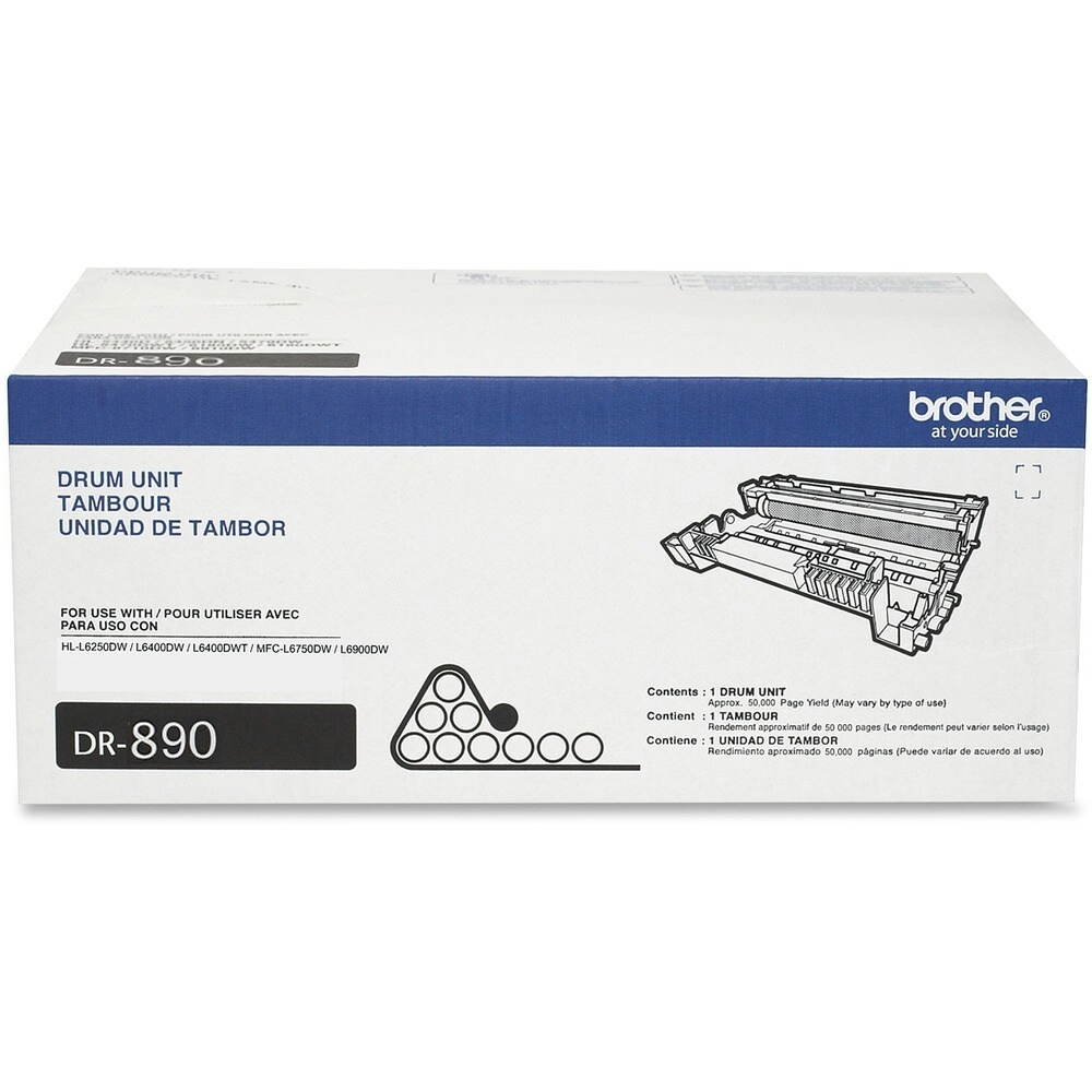 Brother DR-890 Tambor de Imagen Original Negro 50,000 Páginas Impresoras Láser - Imagen 2