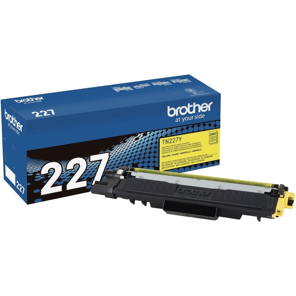 Brother TN227Y Tóner Amarillo Alto Rendimiento - Colores vivos y precisos en cada impresión - Imagen 1