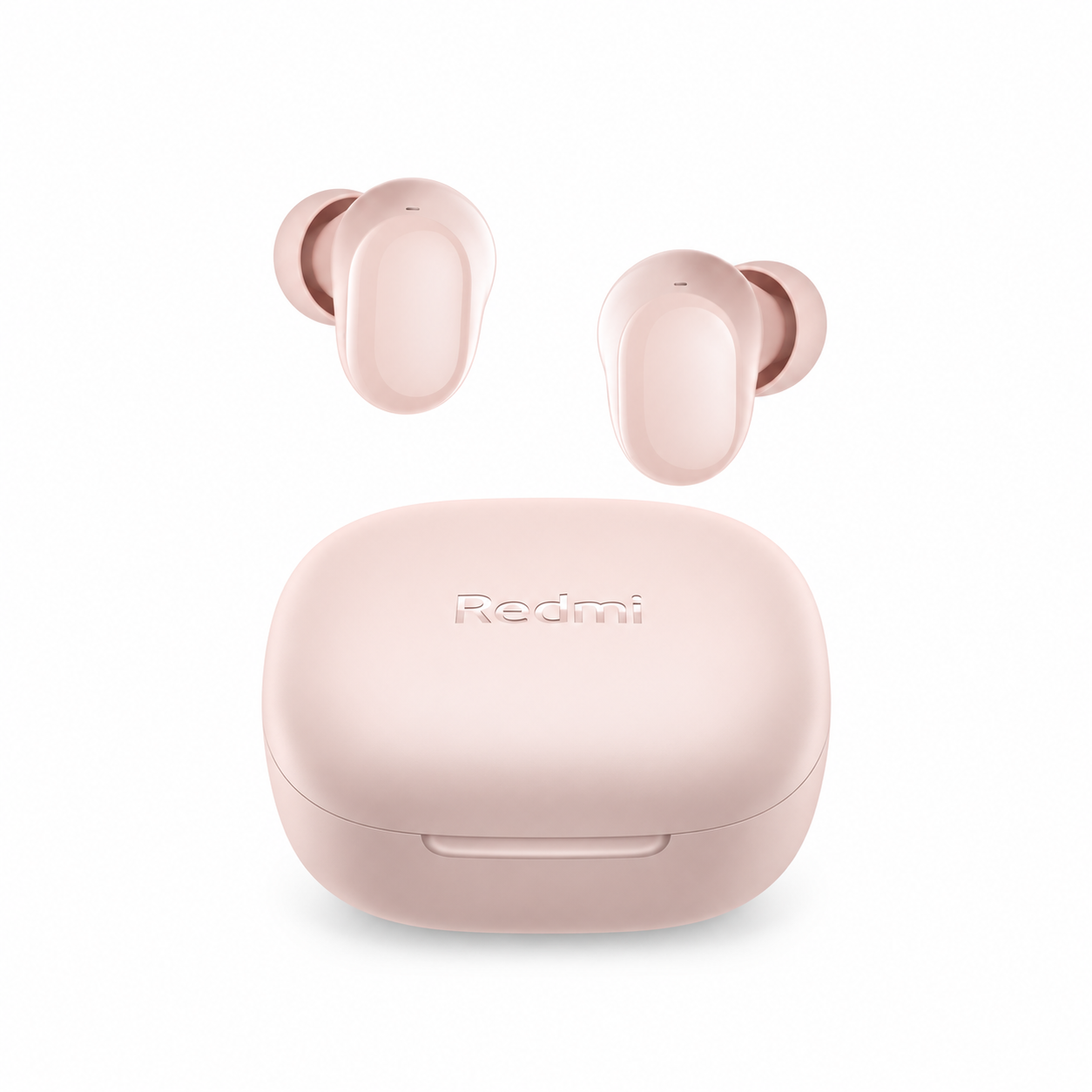 Audífonos inalámbricos Xiaomi Redmi Buds 6 Play Bluetooth rosados BHR8775GL con estuche de carga