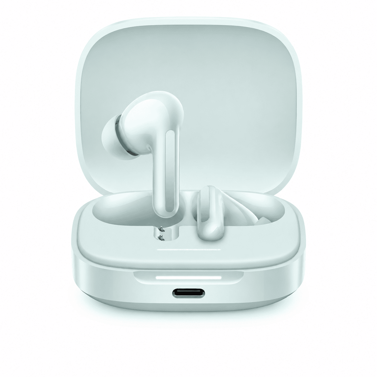 Audífonos Bluetooth Xiaomi Redmi Buds 6 Verde Coral con estuche de carga M2429E1