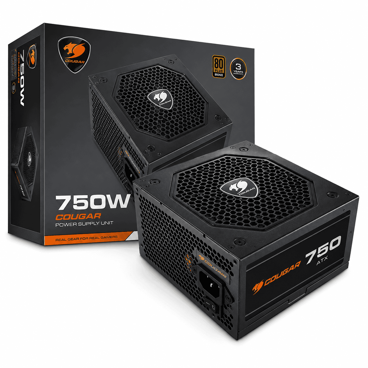 Fuente de Poder Cougar 750W 80 PLUS Bronze 31AA075003P01
