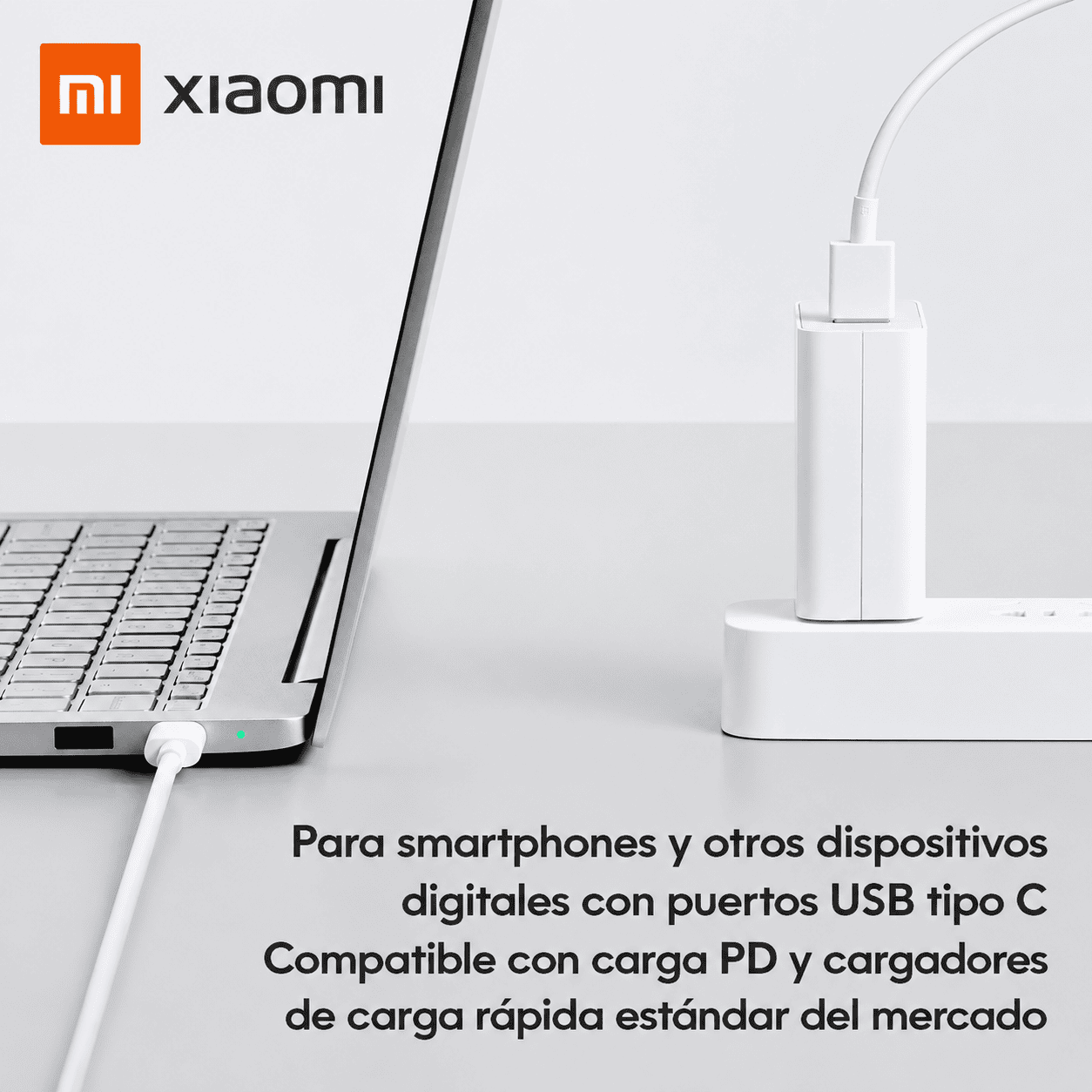 Cable Xiaomi 3A USB-A a USB-C 1M Cable Xiaomi 3A USB-A a USB-C 1M