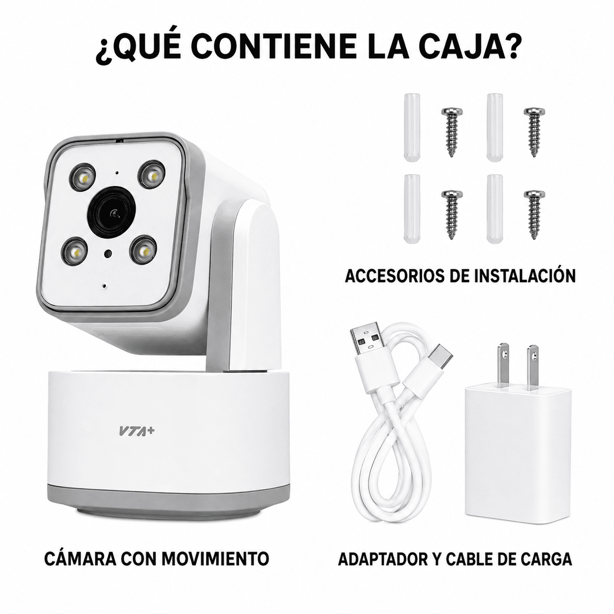 Cámara VTA Primus 2 VTA-84828 3K WiFi Cámara VTA Primus 2 VTA-84828