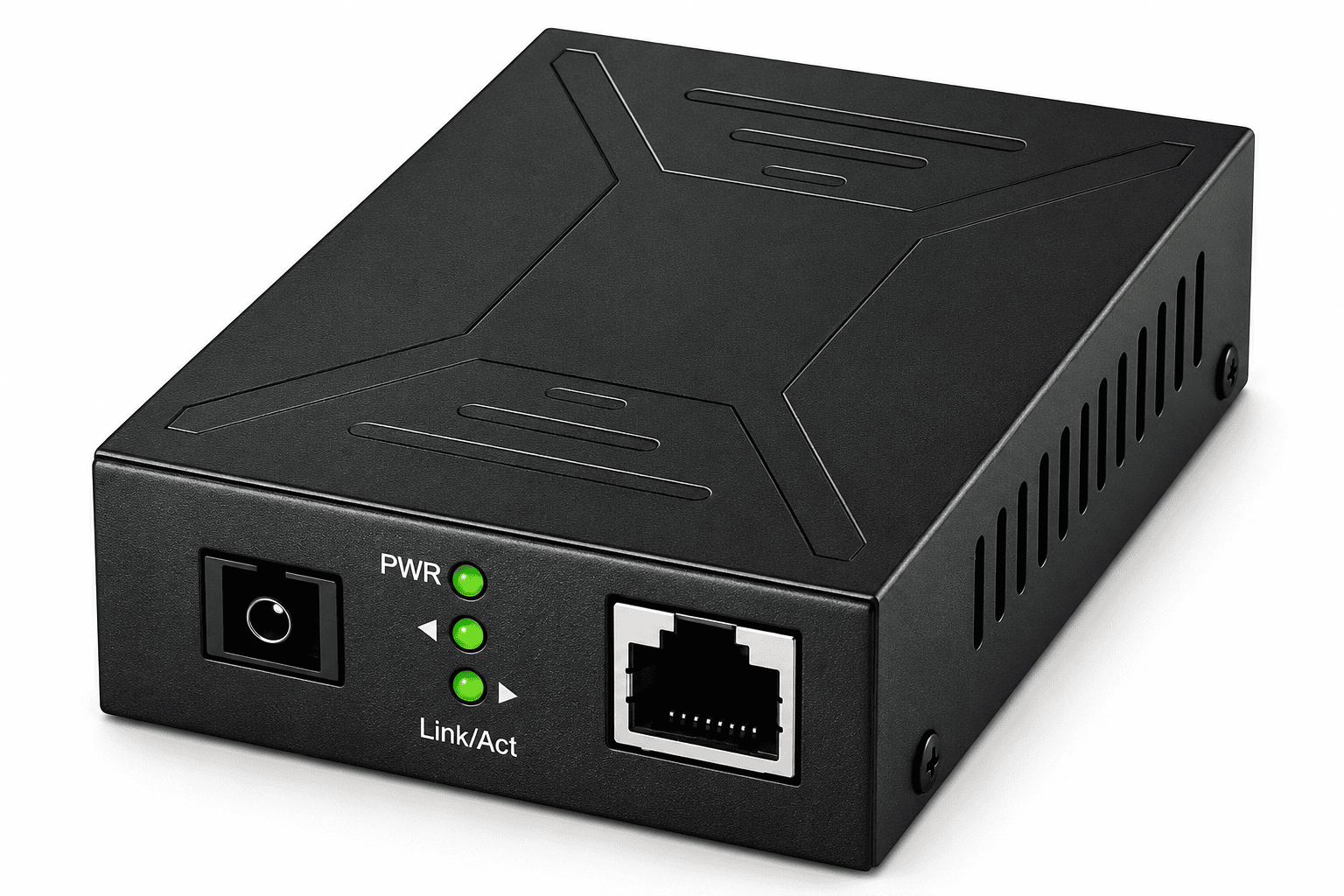 Convertidor de Medios Fibra Óptica 25KM Omega TXE045