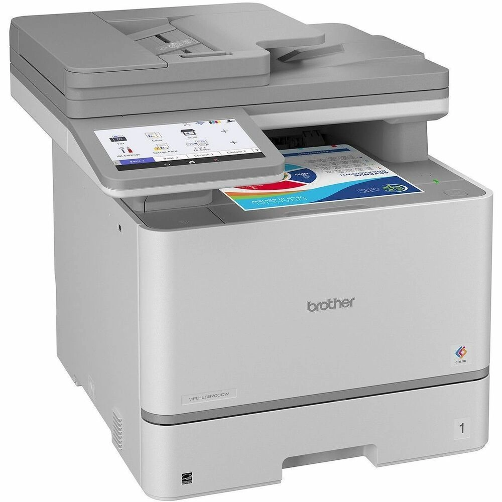 Brother MFC-L8970CDW Impresora Láser Multifunción Color 33 ppm Pantalla Táctil 7" - Productividad profesional sin interrupciones