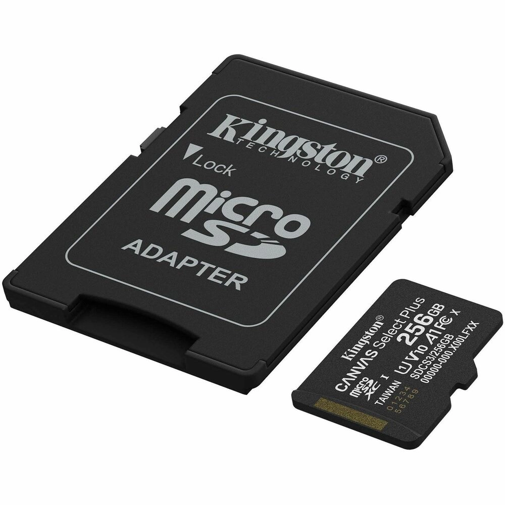 kingston-microsd-256gb-canvas-select-plus-150mbs-clase10-sdcs3-3.webp Kingston Canvas Select Plus microSDXC 256GB Clase 10 Velocidad 150MB/s para Android y Camaras