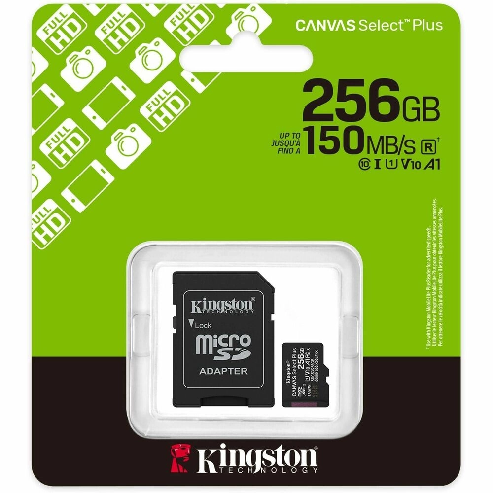 kingston-microsd-256gb-canvas-select-plus-150mbs-clase10-sdcs3-4.webp Kingston Canvas Select Plus microSDXC 256GB Clase 10 Velocidad 150MB/s para Android y Camaras