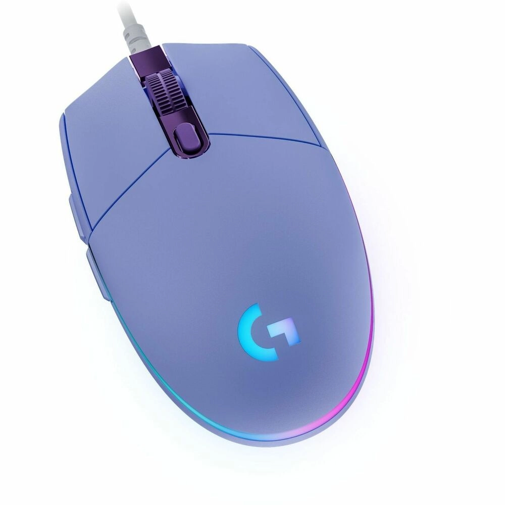 Logitech G203 LIGHTSYNC Mouse Gaming RGB Lila - Precisión 8000 DPI para Gamers