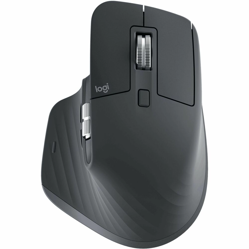 Logitech MX Master 3S Inalámbrico 8000 DPI 7 Botones Grafito - El mouse ergonómico que transforma tu productividad