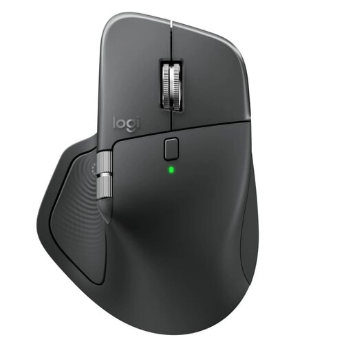 Logitech MX Master 4 Inalámbrico Bluetooth 8000 DPI Grafito - El mouse profesional que transforma tu forma de trabajar