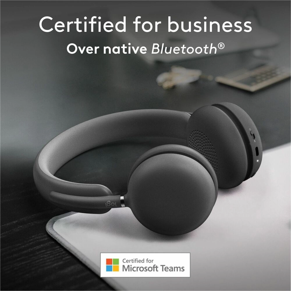 logitech-zone-wireless-2-auriculares-bluetooth-anc-teams-3.webp Logitech Zone Wireless 2 Headset Bluetooth 5.2 ANC Híbrida Gris - Concentración total en cada llamada