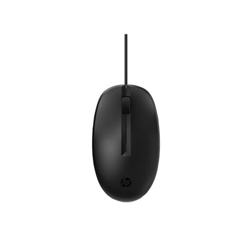 HP 125 Mouse con Cable USB Negro - El ratón plug and play que simplifica tu día