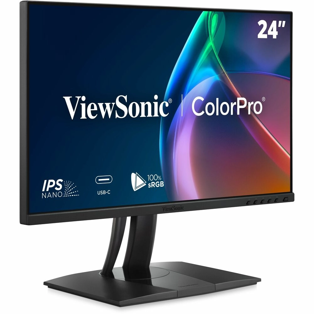 viewsonic-vp2456a-monitor-24-full-hd-ips-usb-c-3.webp ViewSonic VP2456A Monitor 24" Full HD IPS USB-C 60W Negro - Colores precisos para diseño profesional