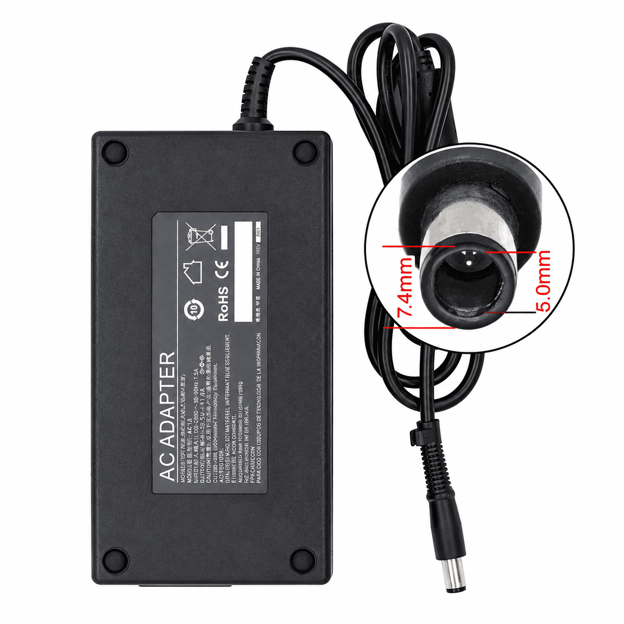 Cargador para portátil HP 230W 19.5V 11.8A conector punta aguja