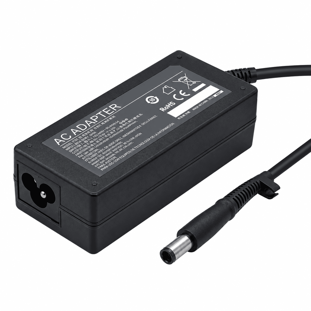 Cargador genérico para portátil HP 65W 19.5V 3.33A con conector punta aguja