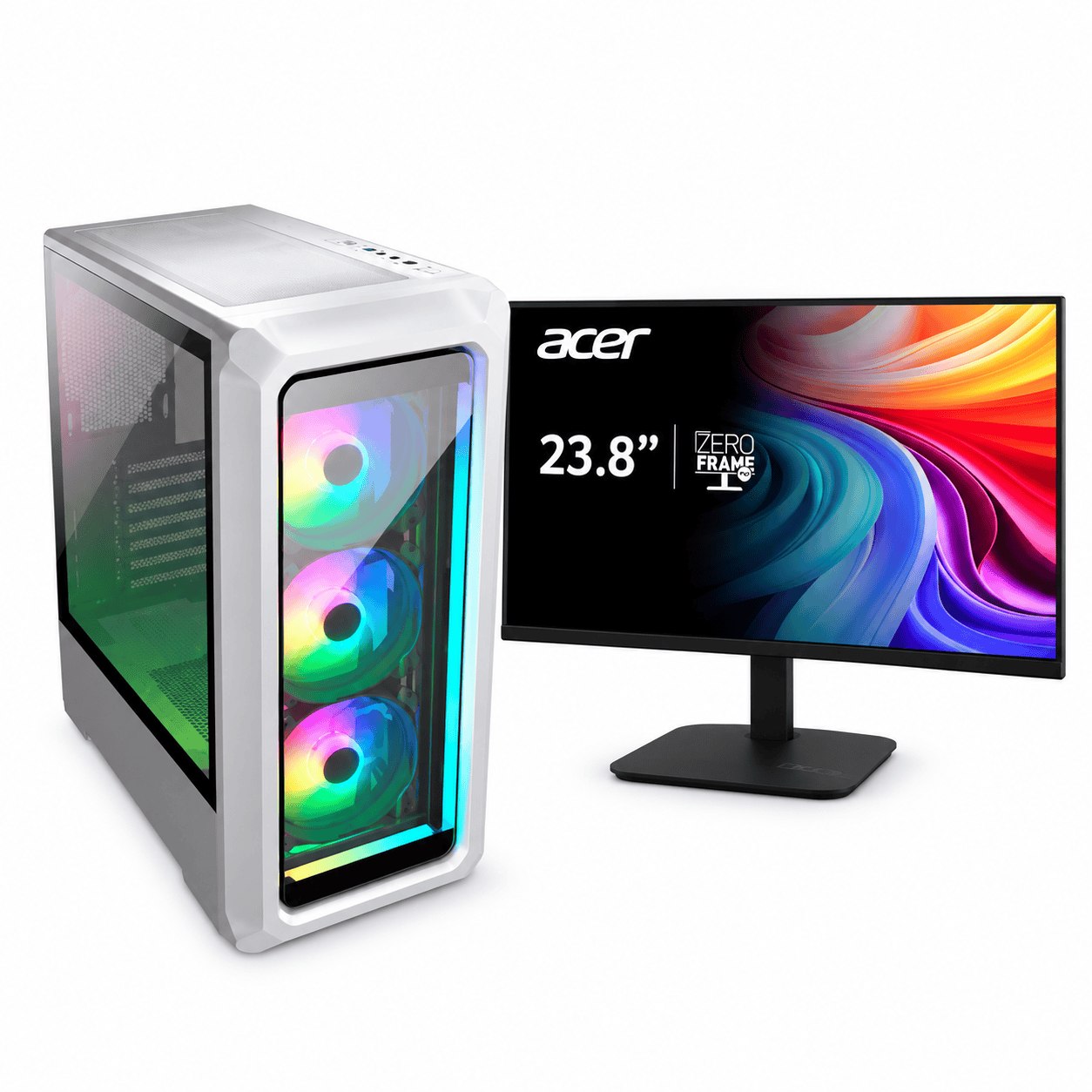 Equipo de escritorio Power Group G146162KFS0-P con monitor Acer KA242Y de 23,8 pulgadas